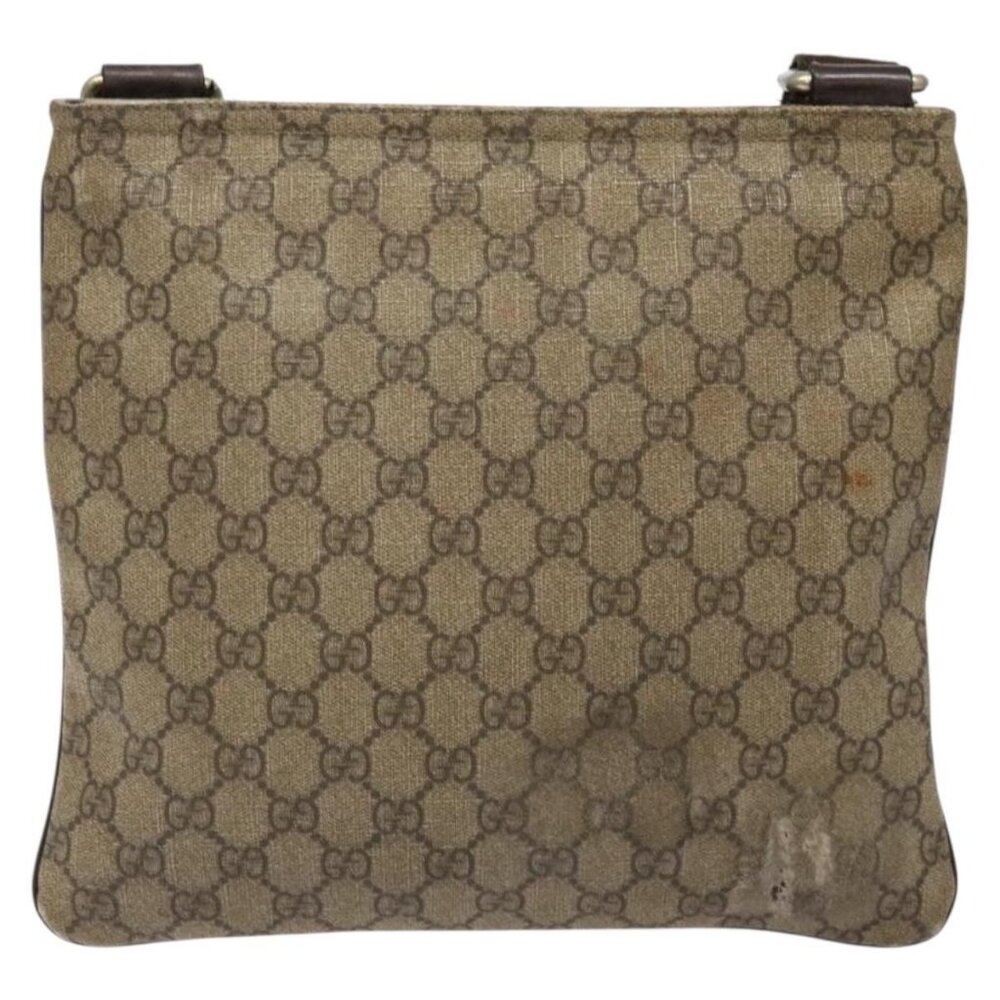 GUCCI GG Supreme Shoulder Bag PVC Beige Gold 295257 Auth 138218 - Picture 3 of 16